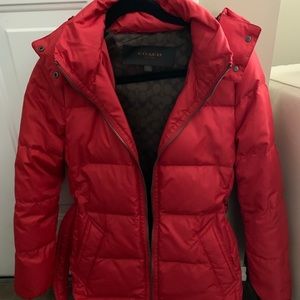 Coach puff jacket size small